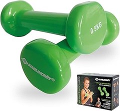 Seguridad de las mancuernas de vinilo para principiantes en fitness