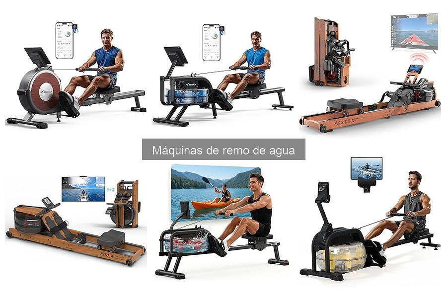 Accesorios esenciales para máquinas de remo de agua