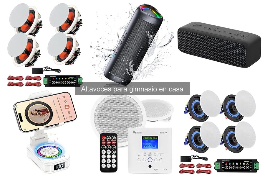 Accesorios útiles para altavoces en el gimnasio en casa