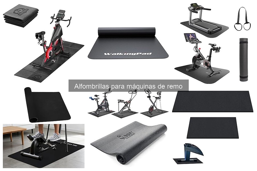 Alternativas a alfombrillas para máquinas de remo en casa