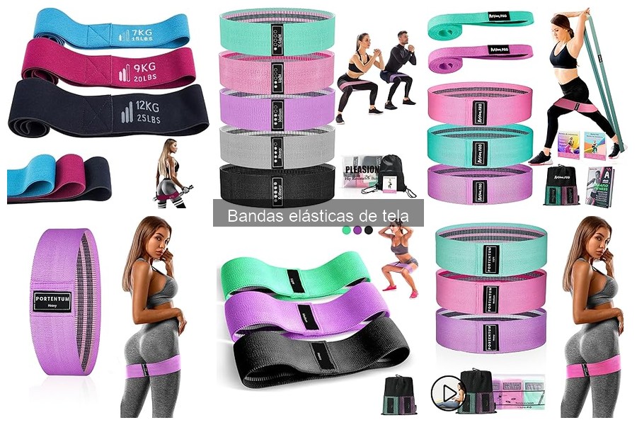 Alternativas a Bandas Elásticas de Tela para Entrenar en Casa