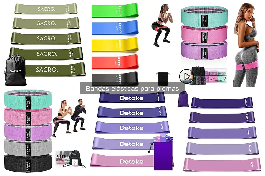 Alternativas a las bandas elásticas para piernas en casa
