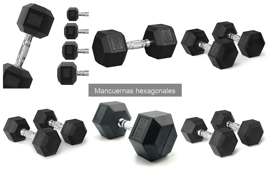 Alternativas a las mancuernas hexagonales para entrenar en casa