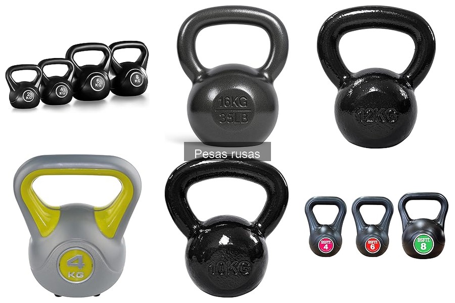 Alternativas a las pesas rusas para entrenar en casa
