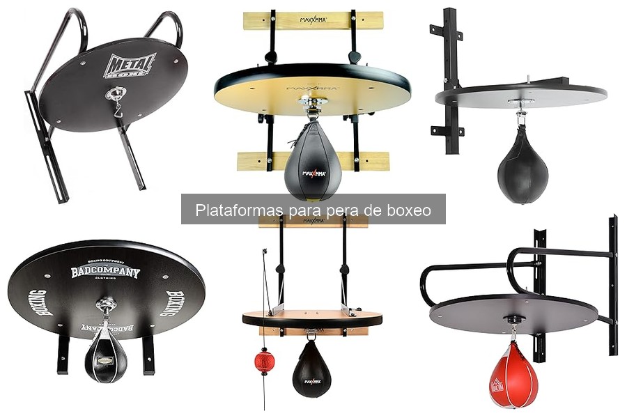 Alternativas a las plataformas para pera de boxeo en casa