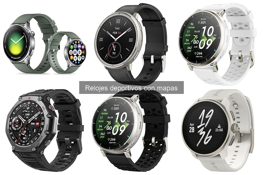 Alternativas a relojes deportivos con mapas para tu entrenamiento