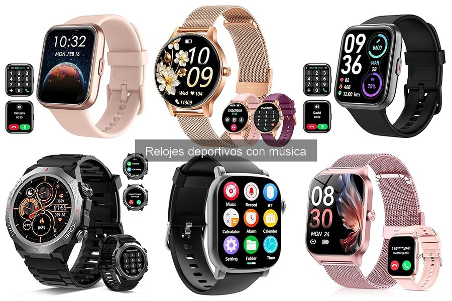 Alternativas a relojes deportivos con música para ejercitarte
