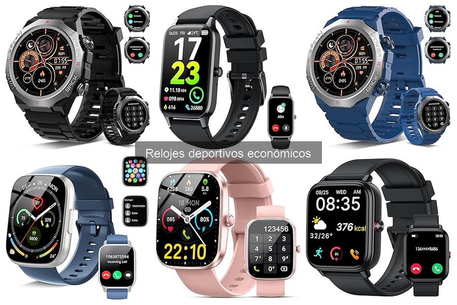 Alternativas a relojes deportivos económicos de marcas populares