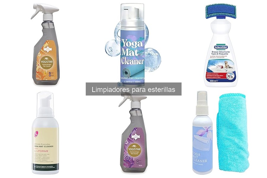 Alternativas caseras a limpiadores comerciales para esterillas
