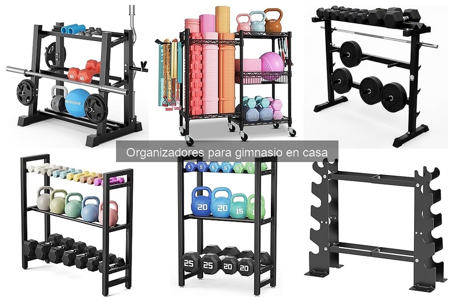 Alternativas creativas a organizadores de gimnasio en casa