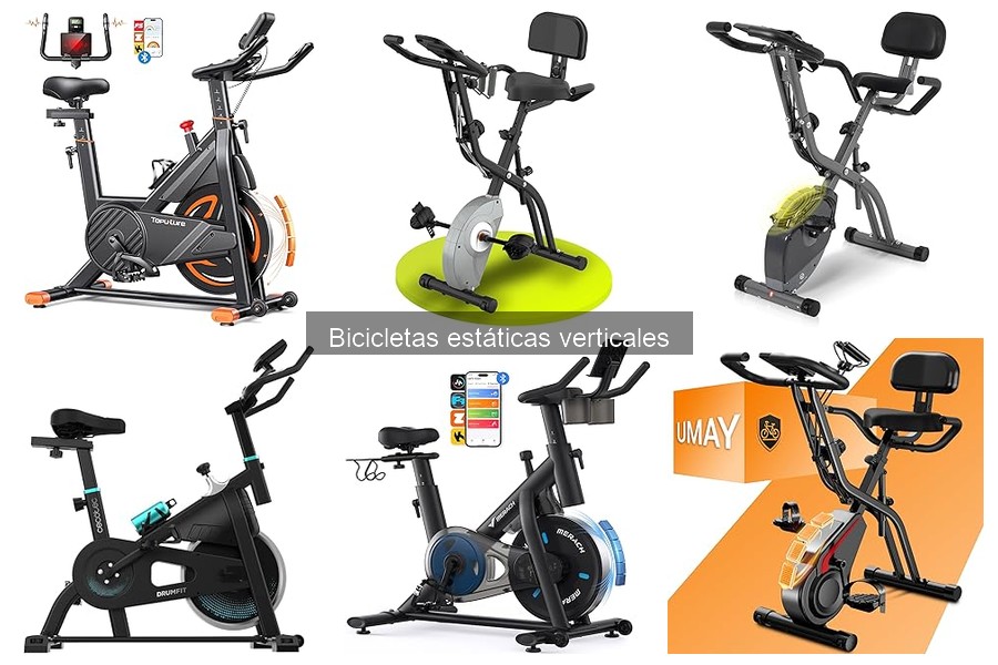 Bicicletas estáticas verticales compactas para espacios pequeños