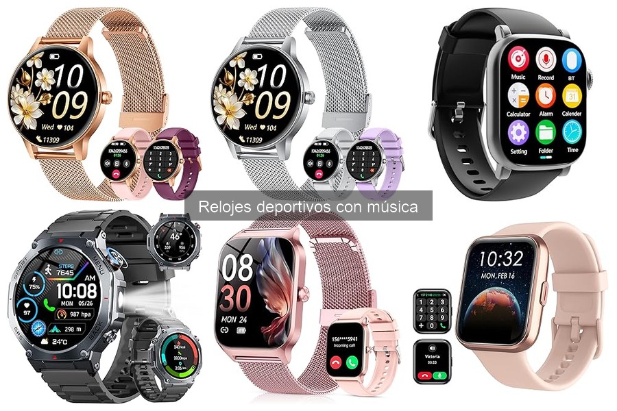 Características Clave de Relojes Deportivos con Música