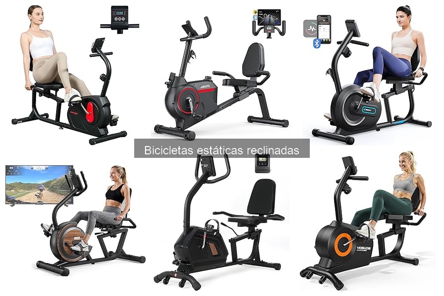 Ciclos de entrenamiento para bicicleta estática reclinada