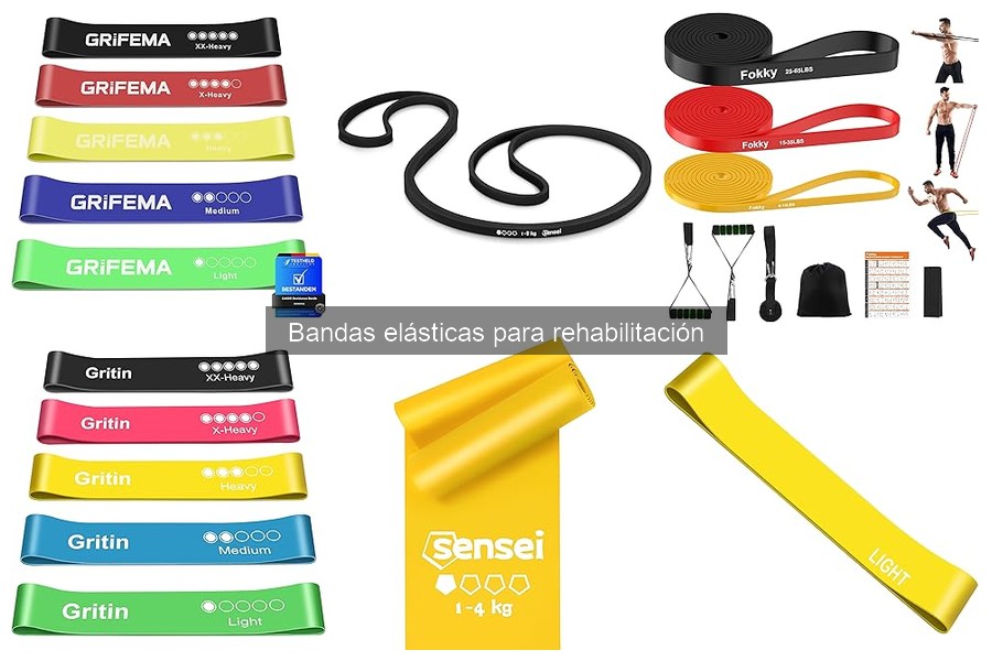 Cómo elegir bandas elásticas para rehabilitación de forma eficaz