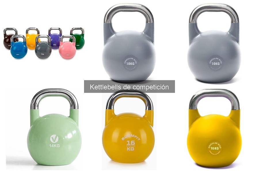 Cómo elegir kettlebells de competición adecuadas para ti
