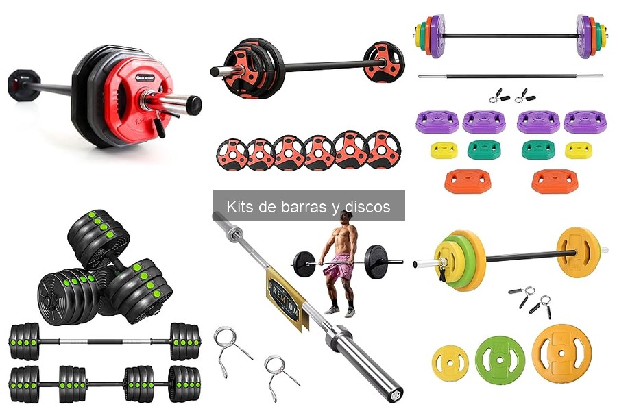 Cómo evitar lesiones usando kits de barras y discos en casa