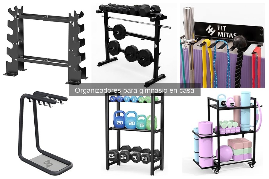 Cómo mantener organizadores para gimnasio en casa