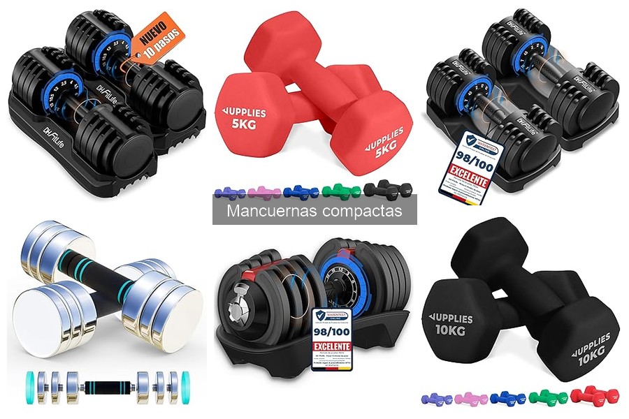Comparativa de Mancuernas Compactas y Tradicionales