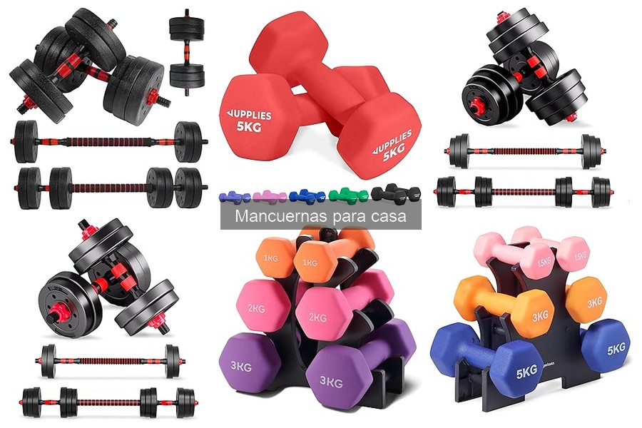 Comparativa de mancuernas para casa: JUPPLIES vs Amazon Basics