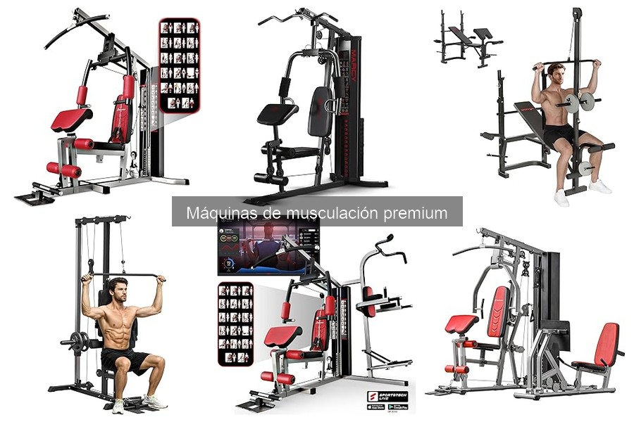 Comparativa de máquinas de musculación premium para entrenar en casa