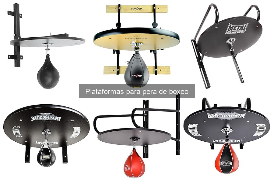 Comparativa de materiales en plataformas para pera de boxeo