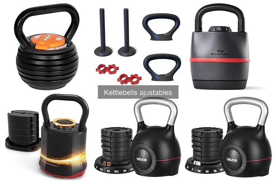 Comparativa de mejores kettlebells ajustables para entrenar en casa