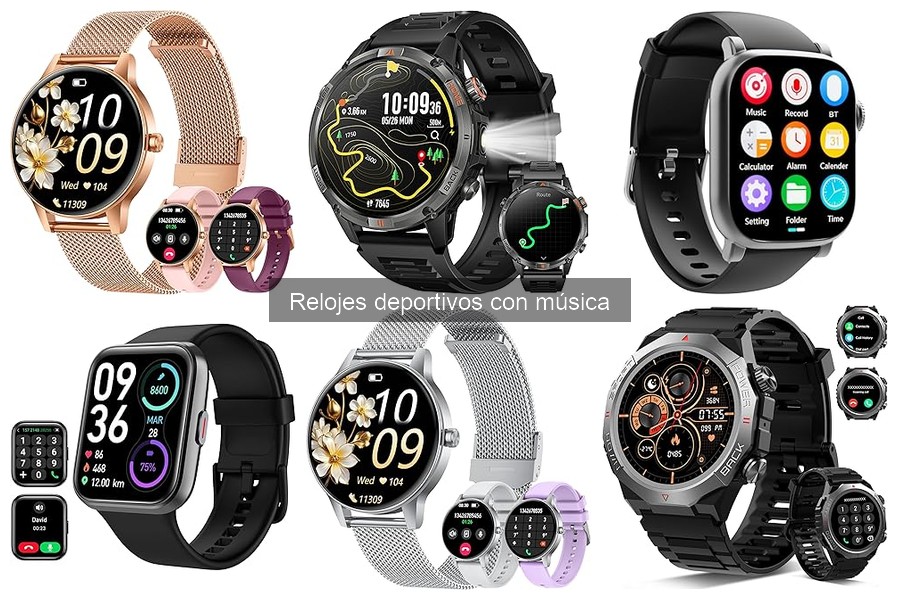 Comparativa de Relojes Deportivos con Música: Mejores Marcas