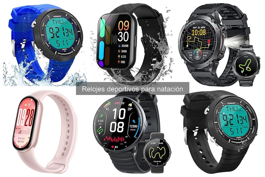Comparativa de Relojes Deportivos para Natación 2023