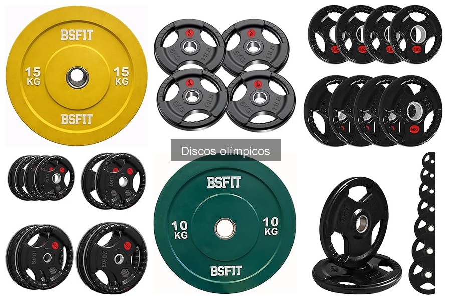Comparativa: Discos Olímpicos vs Discos de Goma en Fitness