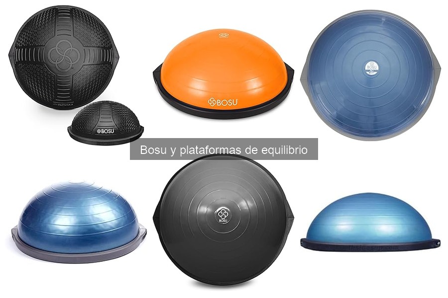 Comparativa entre Bosu y plataformas de equilibrio