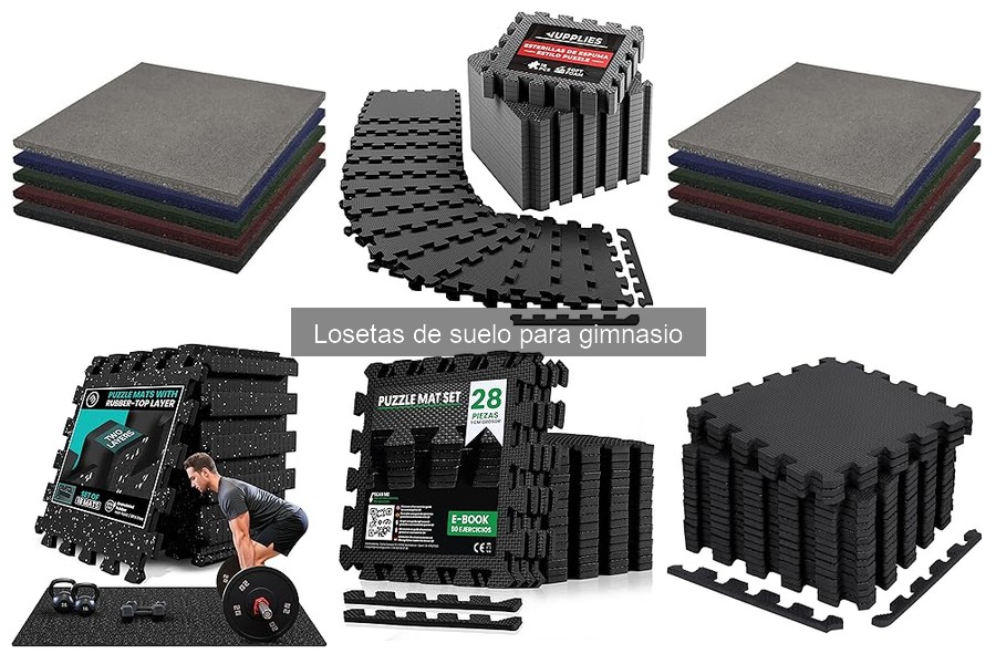 Comparativa: Losetas de Goma vs Foam para Gimnasio