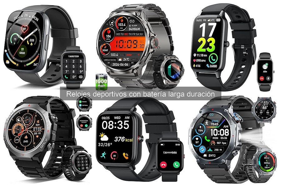 Comparativa: Relojes deportivos con batería convencional vs. larga duración