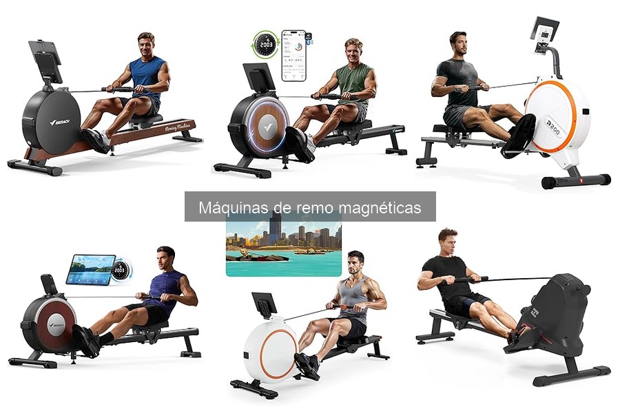 ¿Cuánto espacio necesito para una máquina de remo magnética?