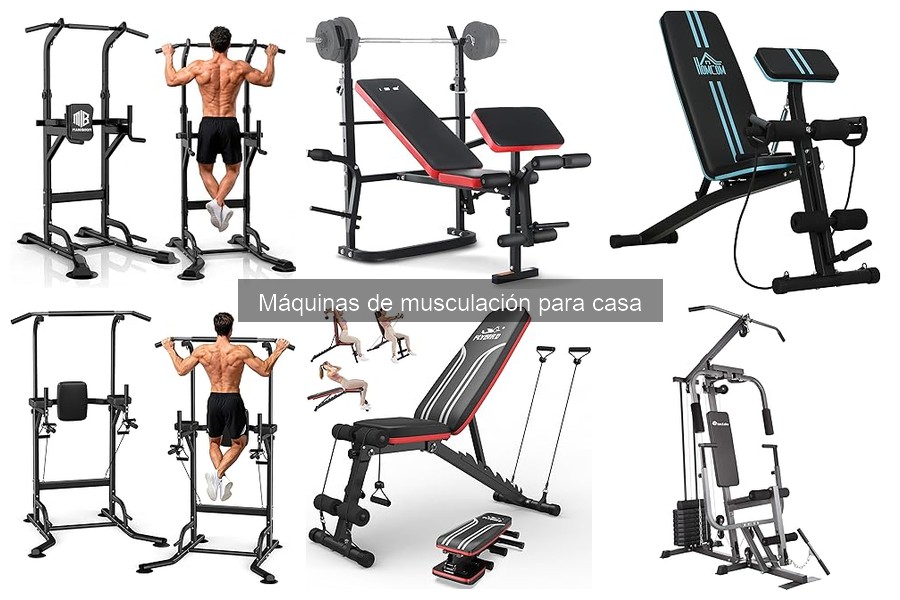 ¿Cuánto espacio se necesita para una máquina de musculación?