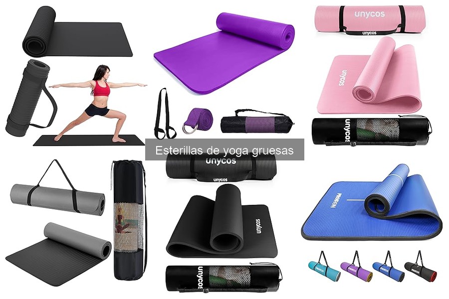 Diferencias entre esterillas de yoga gruesas y de alta densidad