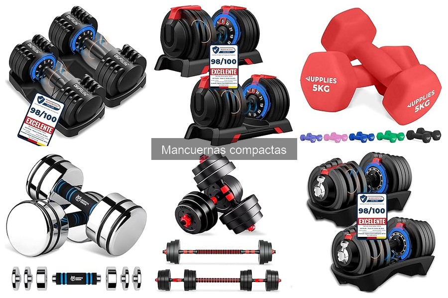 Ejercicios efectivos con mancuernas compactas para entrenar en casa