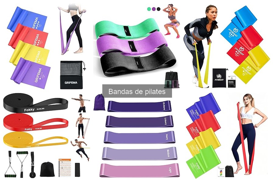 Ejercicios recomendados con bandas de pilates para entrenar