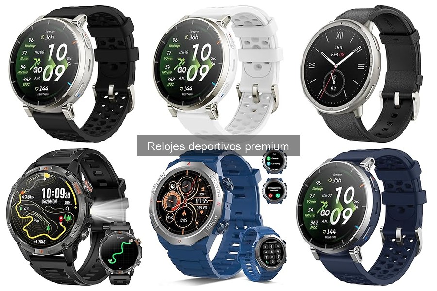 Funciones clave en relojes deportivos premium para fitness
