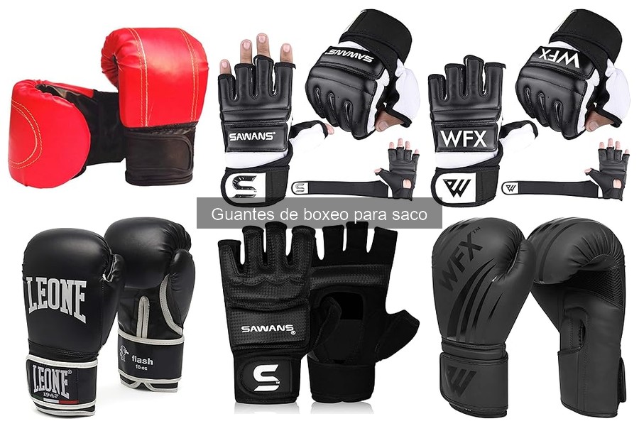 Guantes de boxeo para saco: características esenciales