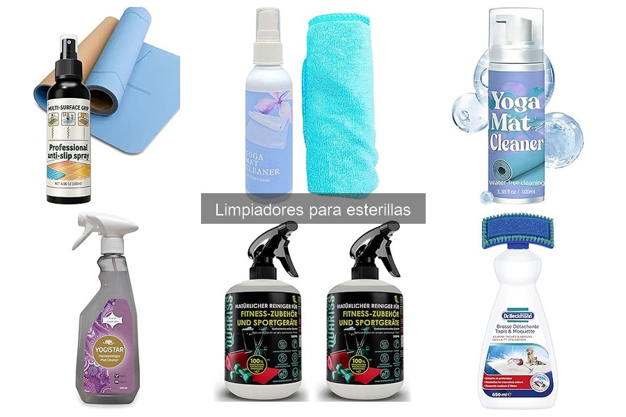 Limpiadores eco-amigables para esterillas de yoga
