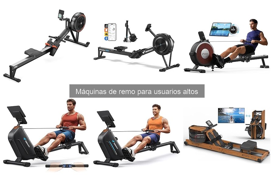 Mantenimiento de máquinas de remo para usuarios altos: Consejos útiles