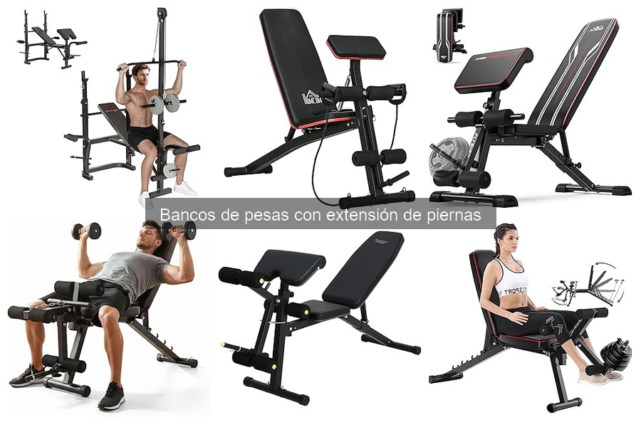 Mejores bancos de pesas con extensión para entrenar en casa