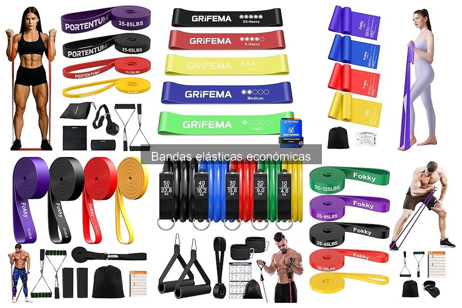 Mejores bandas elásticas económicas para entrenamiento en casa