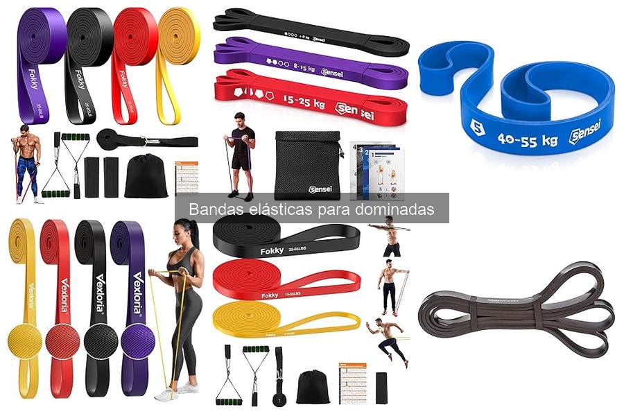 Mejores bandas elásticas para dominadas según habilidad