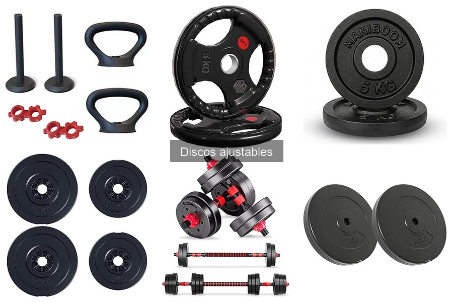 Mejores discos ajustables para entrenamiento en casa