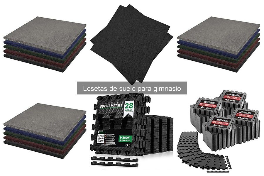 Mejores losetas de suelo para gimnasio en 2023: comparativa