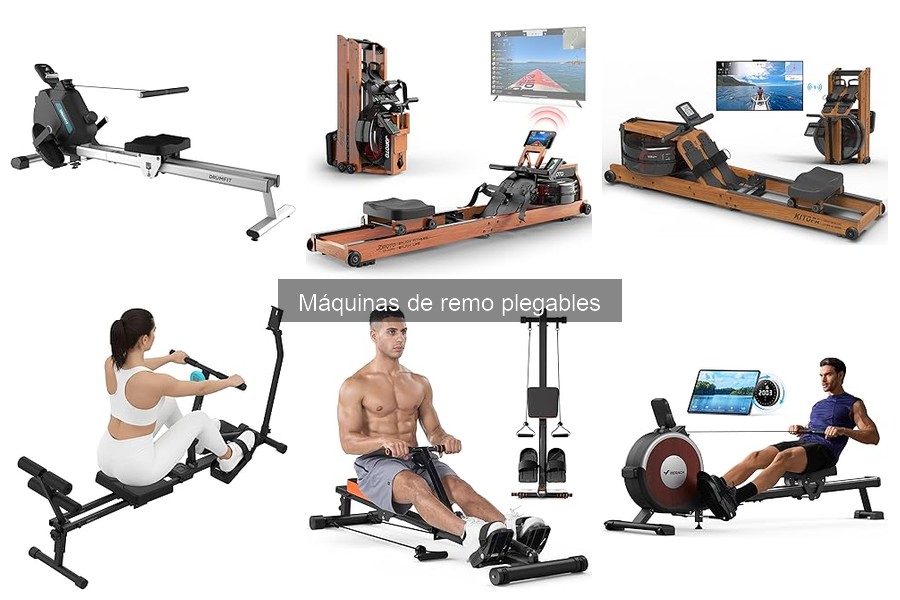 Mejores máquinas de remo plegables para espacios pequeños
