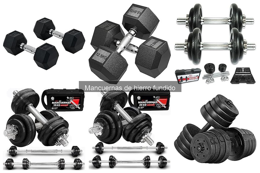 Mejores marcas de mancuernas de hierro fundido para entrenar