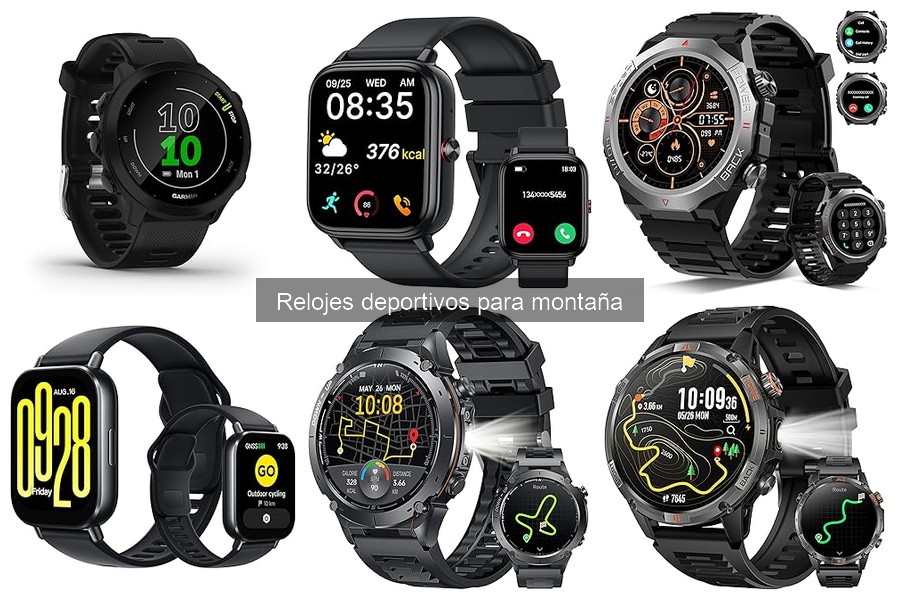 Mejores marcas de relojes deportivos para montaña