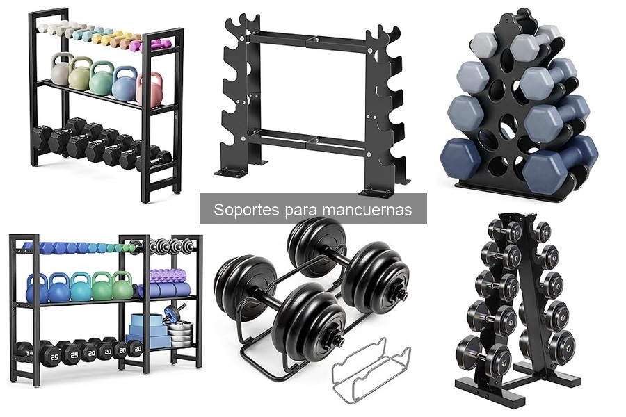 Mejores ofertas y precios de soportes para mancuernas